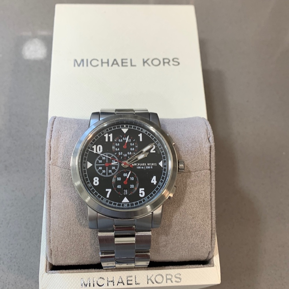 Michael Kors Men's MK8549 'Paxton' Chronograph Stainless Steel Watch